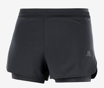 Picture of SALOMON - CROSS 2IN1 SHORT W BLACK